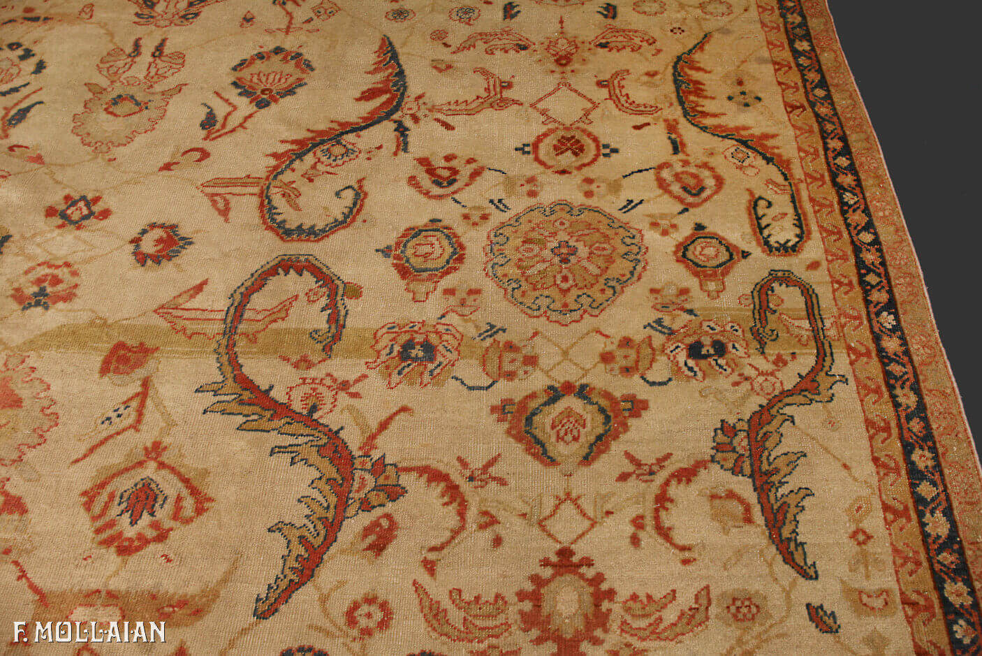 A Massive Antique Persian Mahal Ziegler Gallery Size Carpet n°:97068721